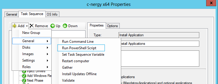 How to execute powershell scripts from MDT? - Server Fault